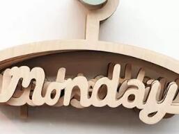 激光切割衣架，收納也要美美的